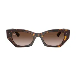Ray-Ban Nowness Brown Gradient Irregular Unisex Sunglasses-image-12