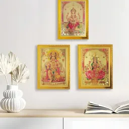 Art Street Gold Synthetic Wood Wall Art For Home D¿cor-image-37