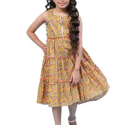 Biba Girls Black Embellished Lehenga Set-image-6
