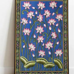 Indian Classic Art Multicolor Canvas Abstract Wall Art-42