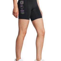 Under Armour Black Slim Fit Sports Shorts-17