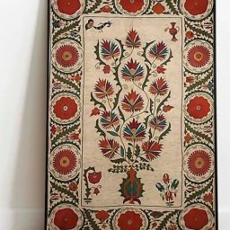 Indian Classic Art Multicolor Canvas Abstract Wall Art-27