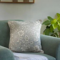 ellementry Grey Cotton Mizani Cushion Cover-picture-35