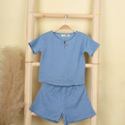 Moms Home Unisex Kids T-shirt with Shorts-57