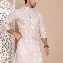 Jompers Men Floral Printed Floral Kurta-21
