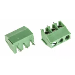 RS PRO 3 Pin PCB Terminal Block 3.5 mm Pitch Screw Termination, 1444323-13