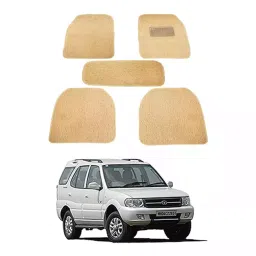 Auto Pearl MA3O281 PVC and Plastic Standard Mat for Tata Safari Storme 2005 (Beige)-image-96