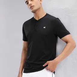 HRX by Hrithik Roshan Solid Regular Fit T-shirt-picture-3