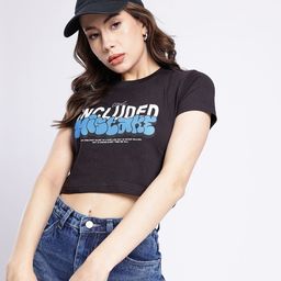 glitchez Mistakes And Growth Printed Crop T-shirt-image-41