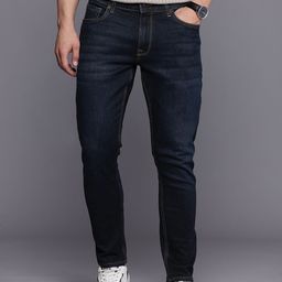 Louis Philippe Jeans Men Smart Fit Skinny Tapered Light Fade Stretchable Jeans-picture-55