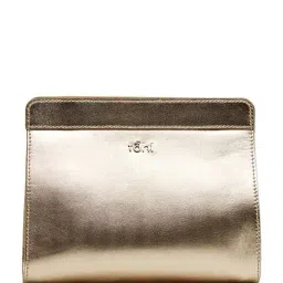 Tohl RP 1 Charlton Golden Solid Leather Clutch-25
