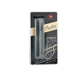 Cello Signature Ball Pen With Refill Cap Closure Type Blue Ink, 8907234015133-picture-4