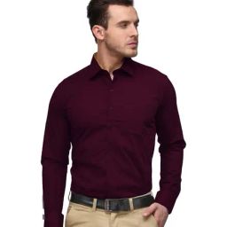 Hancock Purple Slim Fit Shirt-image-84