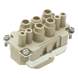 Harting Heavy Duty Connector Inserts / Modules HEAVY DUTY INSERT, RCPT, 4+4SIG, 16MM2, 09380082701-22