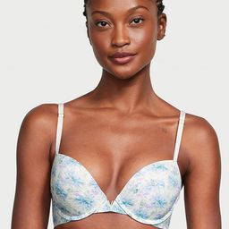 Victoria's Secret Love Cloud Printed Medium Coverage All Day Comfort Plunge Bra-44