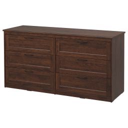 ikea songesand Chest of 6 drawers, brown, 161x81 cm-picture-29