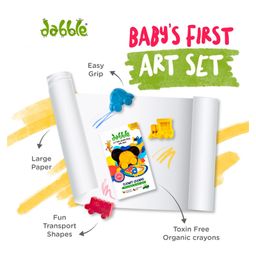 Dabble Baby's First Art Set ( Dabble Chunkies and Art Roll)-0