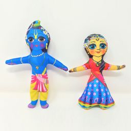 A&A Kreative Box Radha Krishna Story Telling Pretend Play Set - Blue-image-23