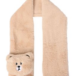 Kid-O-World Teddy Applique Detailed  Muffler - Beige-image-99