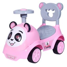 JoyRide Panda Ride on Car for Kids, Baby Ride on Car with Music & Horn Button-Push Rideons & Wagons Non Battery Operated Ride On - Pink-7