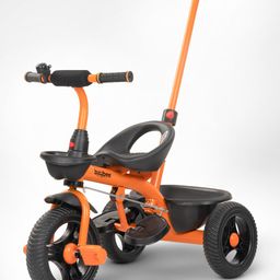 Baybee Trilo 2 in 1 Baby Tricycle for Kids, Smart Kids Tricycle with Parental Push Handle, Eva Wheels, Bell, Footrest & Baskets | Kids Cycle Trikes | Baby Cycle for Kids (Orange)-image-96