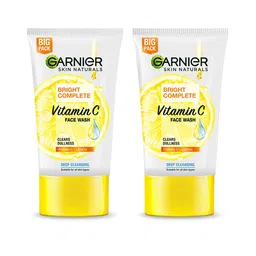 Garnier Set Of 2 Bright Complete Vitamin C Face Wash Gel - 150ml Each-54