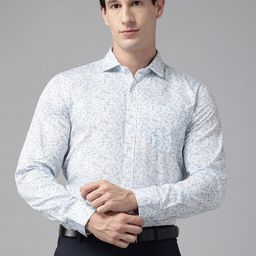 Blackberrys Printed India Slim Fit Cotton Formal Shirt-image-27