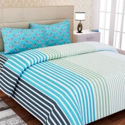 SEJ by Nisha Gupta Blue Bed Sheet Sets-image-34