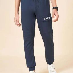 Coolsters by Pantaloons Boys Dark Denim Cotton Solid Track Bottoms & Joggers-image-83