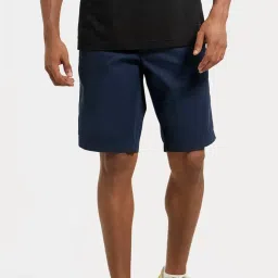 Jockey 1203 Blue Super Combed Mercerised Cotton Shorts with Side Pocket image 5