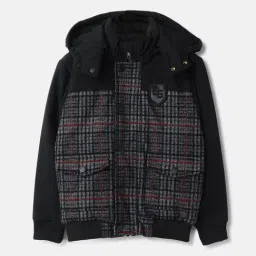 Blue Giraffe Boys Multi Chequered Jacket-image-57