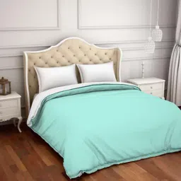 Spaces Hygro Blue Cotton 300 TC Duvet Cover - Set of 1-60