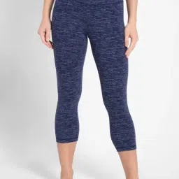 Jockey Blue & Grey Textured Capris-picture-28