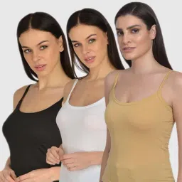 mod & shy Multicolor Camisole Set (Pack of 3)-image-4