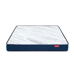 Duroflex Navy & White Foam Edge Dual Comfort Mattress - Double Size (74.8 L x 42.12 W x 4 H in.)-22