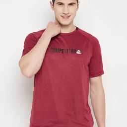 Duke Dark Red Round Neck T-Shirt-image-33