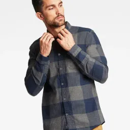 Lindbergh Multicolor Check Button Down Collar Shirt-picture-6