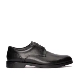 Clarks Men's Craftdean Lace Black Derby Shoes-image-40