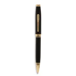 Cross Black Lacquer Gold Ballpoint Pen with Coin Wallet-image-5