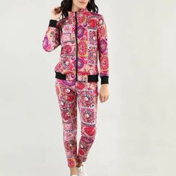 Chkokko Pink Printed Tracksuit-image-99