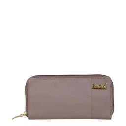 Enoki Purple Textured Zip Around Wallet for Women-image-57