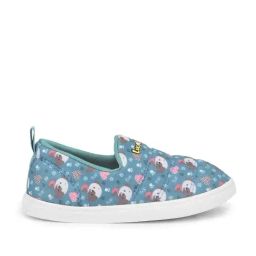 Lucy & Luke By Liberty Kids Teal Blue & White Plimsolls-image-96