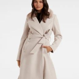Forever New Cream Trench Coat-image-10