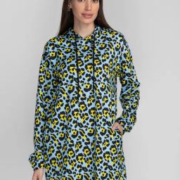 Globus Multicolor Printed Shift Dress-image-99