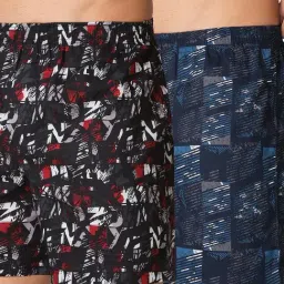 Van Heusen Men Assorted Pack Of 2 Printed Pure Cotton Boxers-9