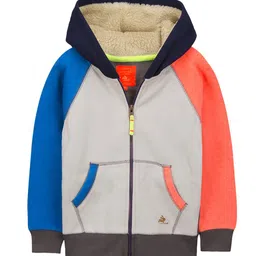 Cherry Crumble Kids Multicoloured Colourblocked Hooded Sweatshirt-image-47