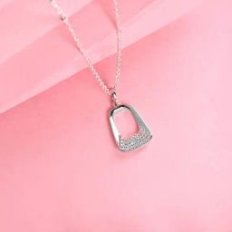 Clara 925 Silver Platinum Plated Swiss Zirconia Gemma Pendant Chain Necklace Gift for Women-image-77
