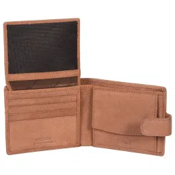 SASSORA JADE Tan Leather Bi-Fold Wallet image 5
