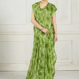 Garden Vareli Floral Pure Chiffon Saree-picture-40