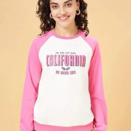 YU by Pantaloons Pink & White Printed Sweatshirt-image-73